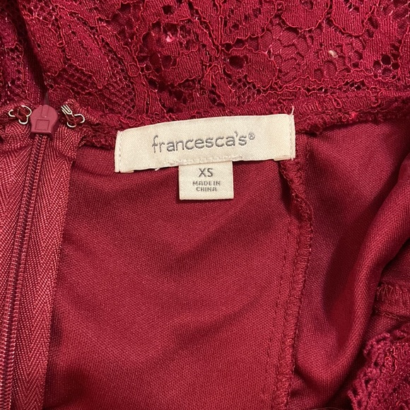 Francesca’s red lace dress - Picture 5 of 6